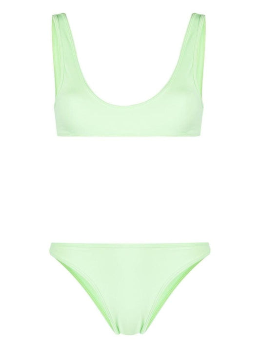Green Coolio Scoop-neck Bikini