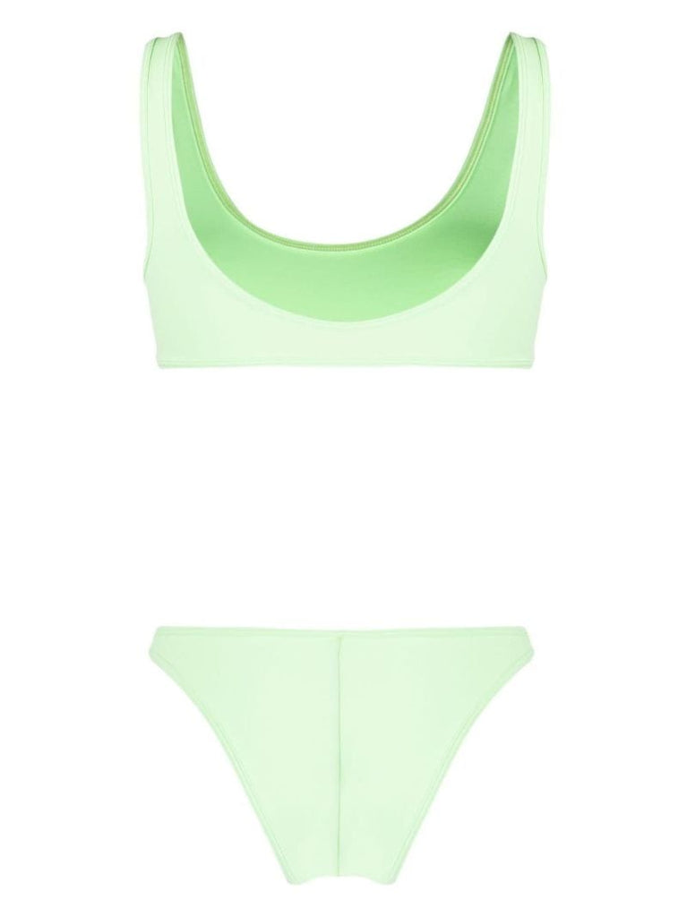 Green Coolio Scoop-neck Bikini