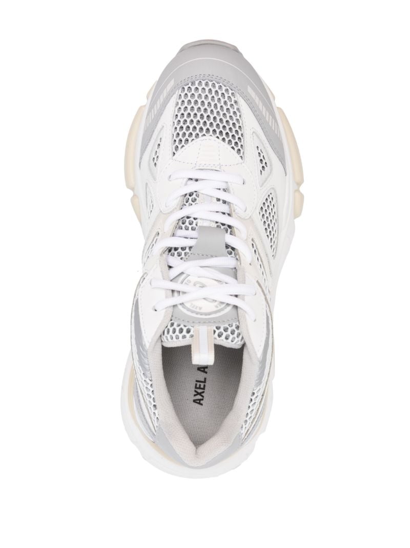 White Marathon Sphere Runner Leather Sneakers