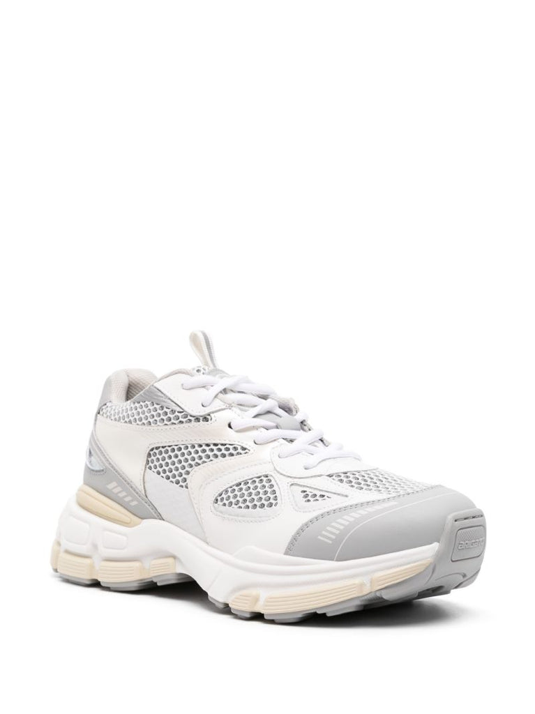 White Marathon Sphere Runner Leather Sneakers