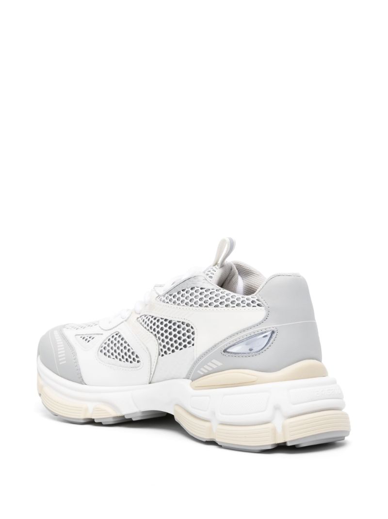 White Marathon Sphere Runner Leather Sneakers
