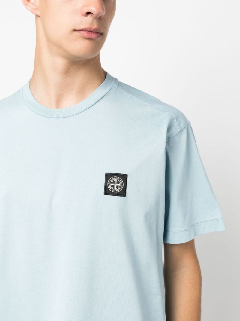 Blue Cotton T-shirt