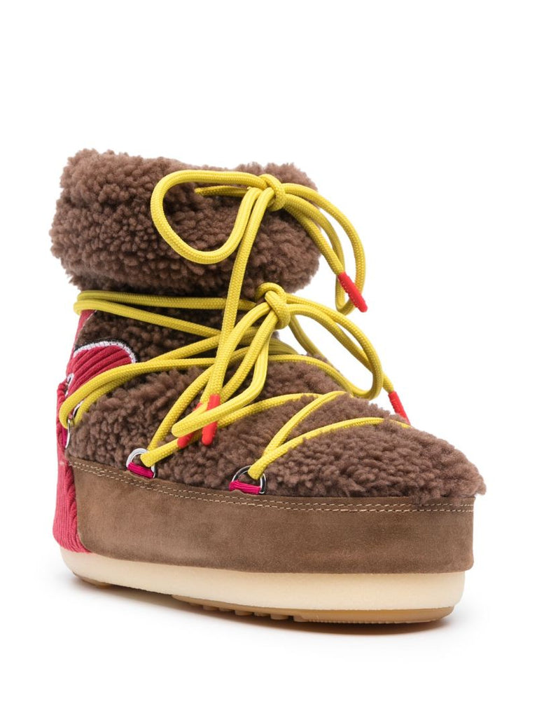 Brown Icon Light Low Shearling Boots