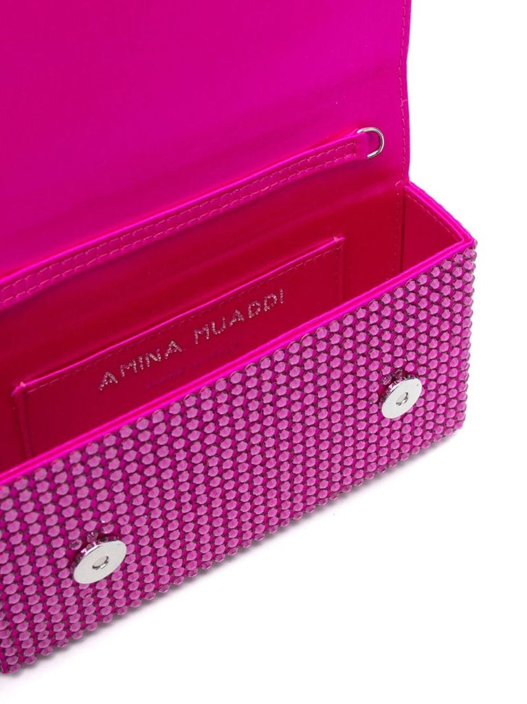Pink Paloma Crystal Clutch Bag