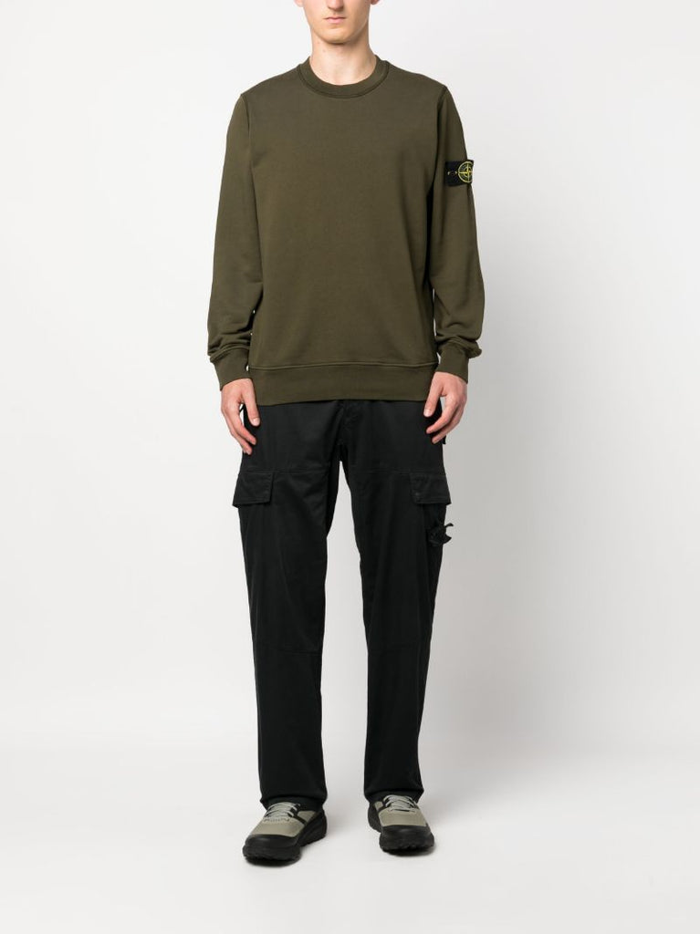 Green Cotton Sweatshirt