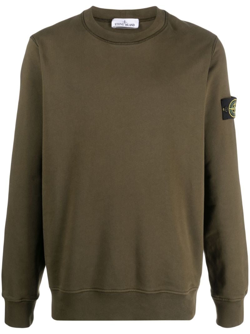 Green Cotton Sweatshirt