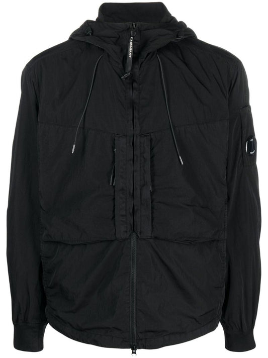 Black Chrome-r Hooded Jacket