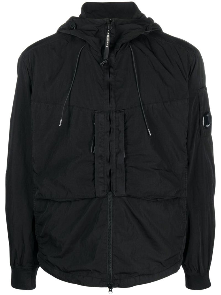 Black Chrome-r Hooded Jacket