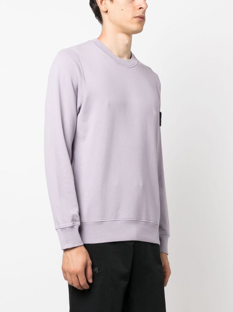 Purple Cotton Sweatshirt