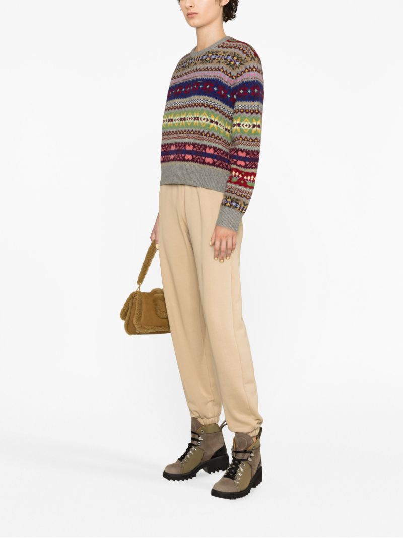 Grey Fair Isle Sweater