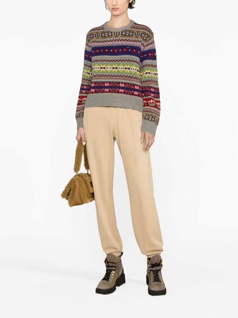 Grey Fair Isle Sweater