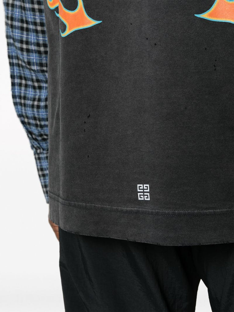Black Logo-print Cotton T-shirt