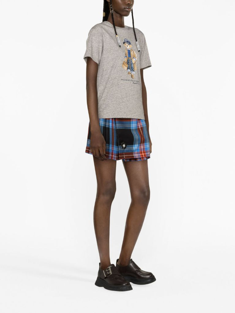Grey Polo Bear Cotton T-shirt