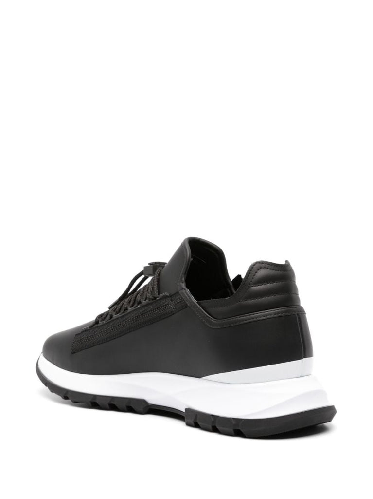 Black Spectre Leather Sneakers