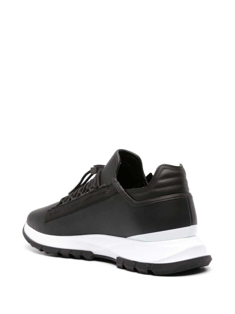 Black Spectre Leather Sneakers