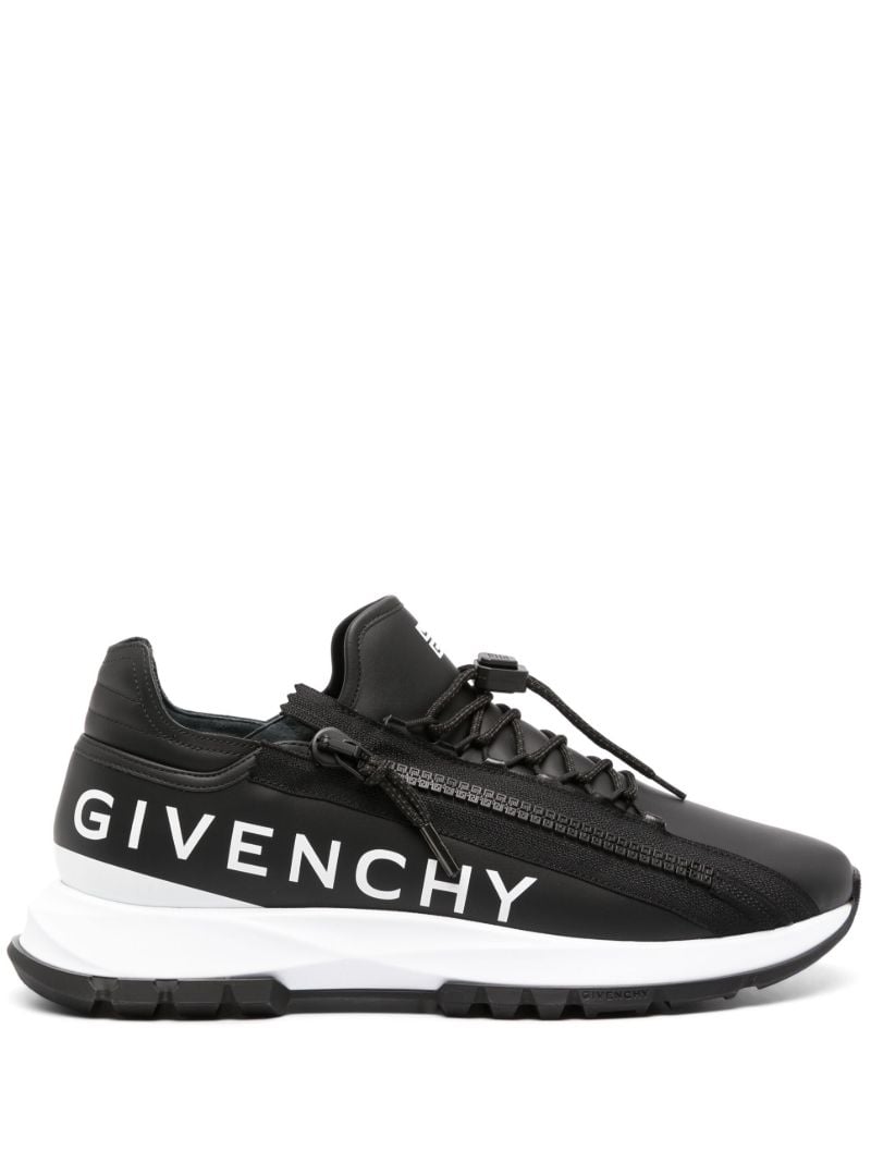 Black Spectre Leather Sneakers