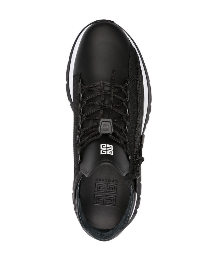 Black Spectre Leather Sneakers