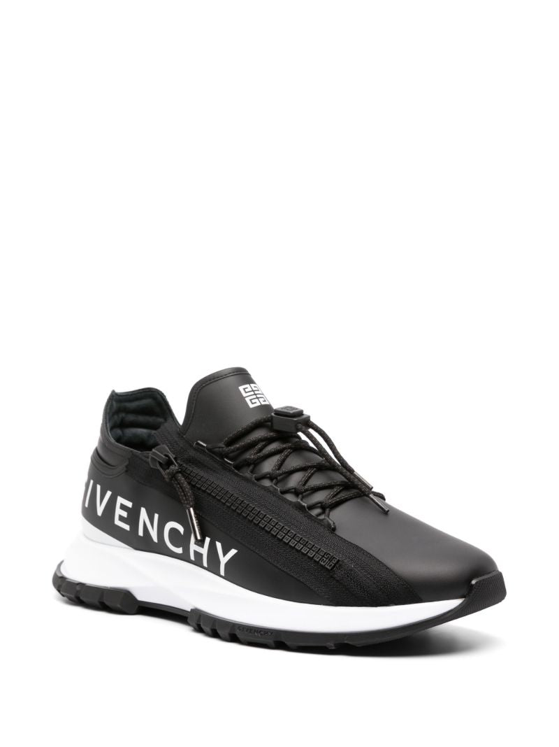 Black Spectre Leather Sneakers