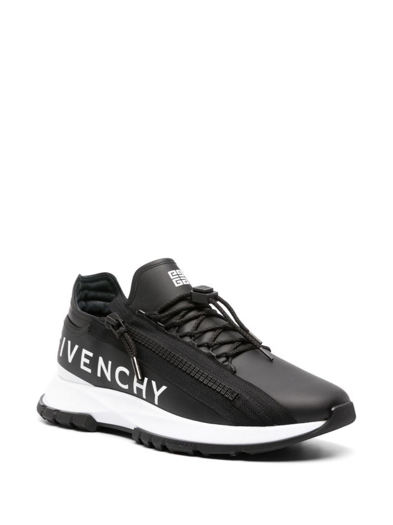 Black Spectre Leather Sneakers