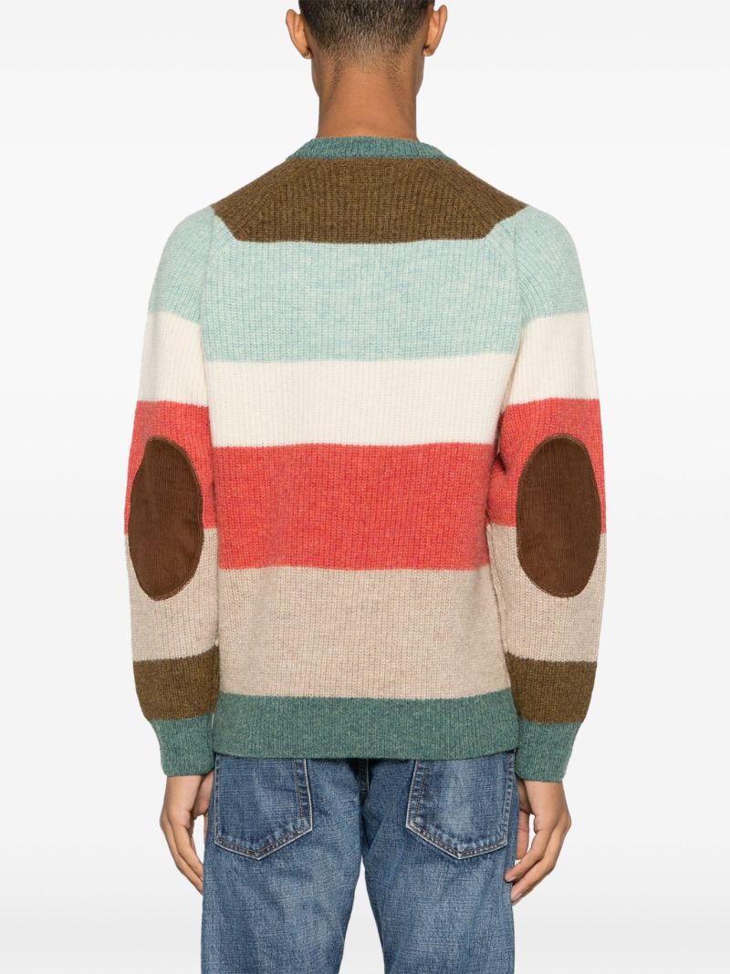 Multicolour Striped Wool Sweater