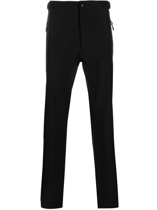 Black Stryn Wide-leg Trousers