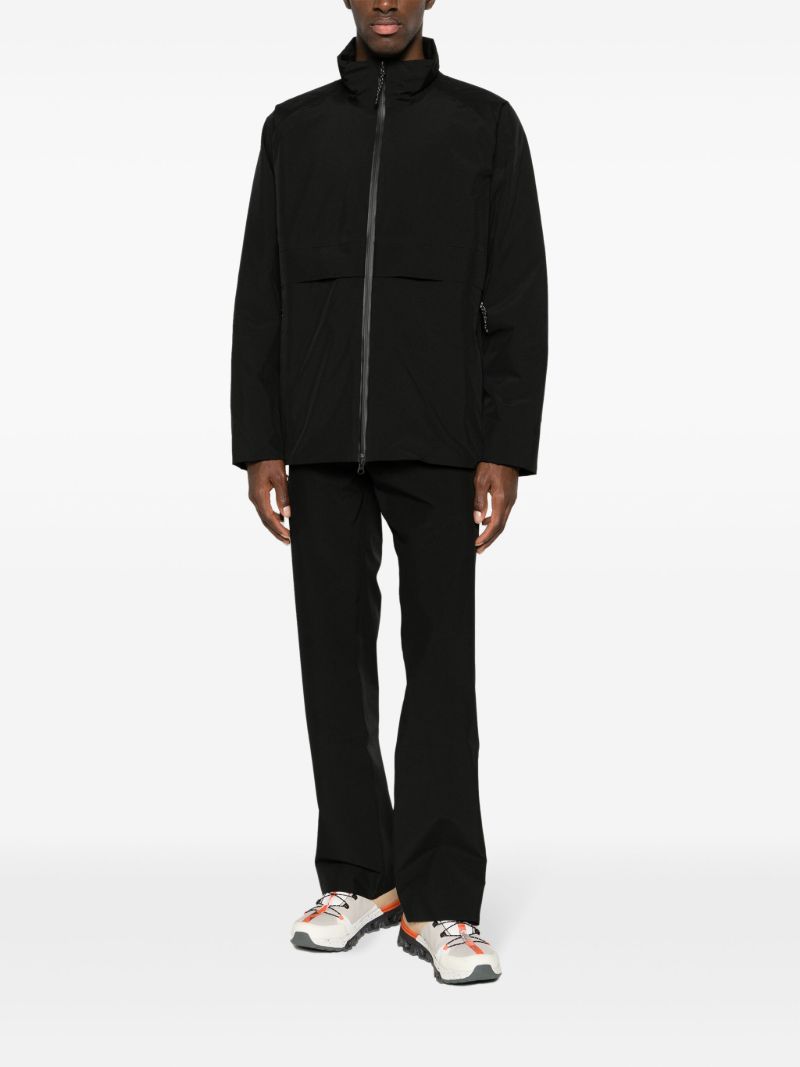 Black Stryn Wide-leg Trousers
