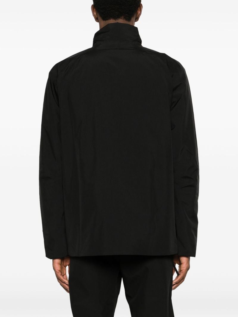Black Flo Funnel-neck Jacket