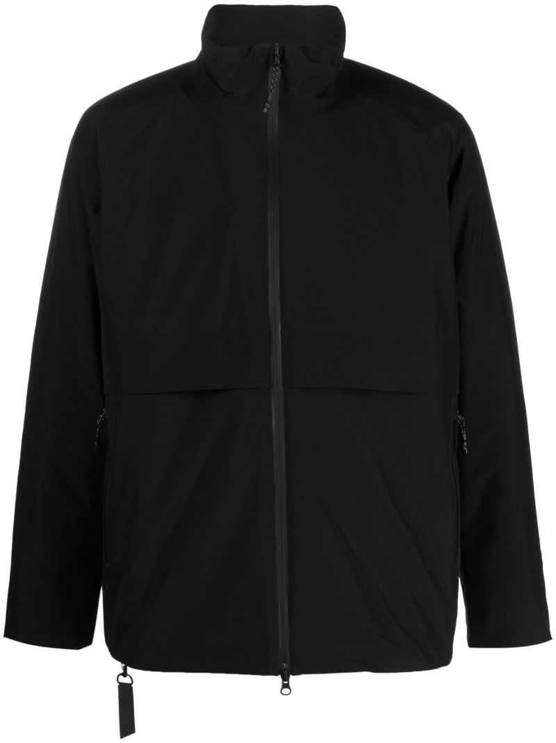Black Flo Funnel-neck Jacket