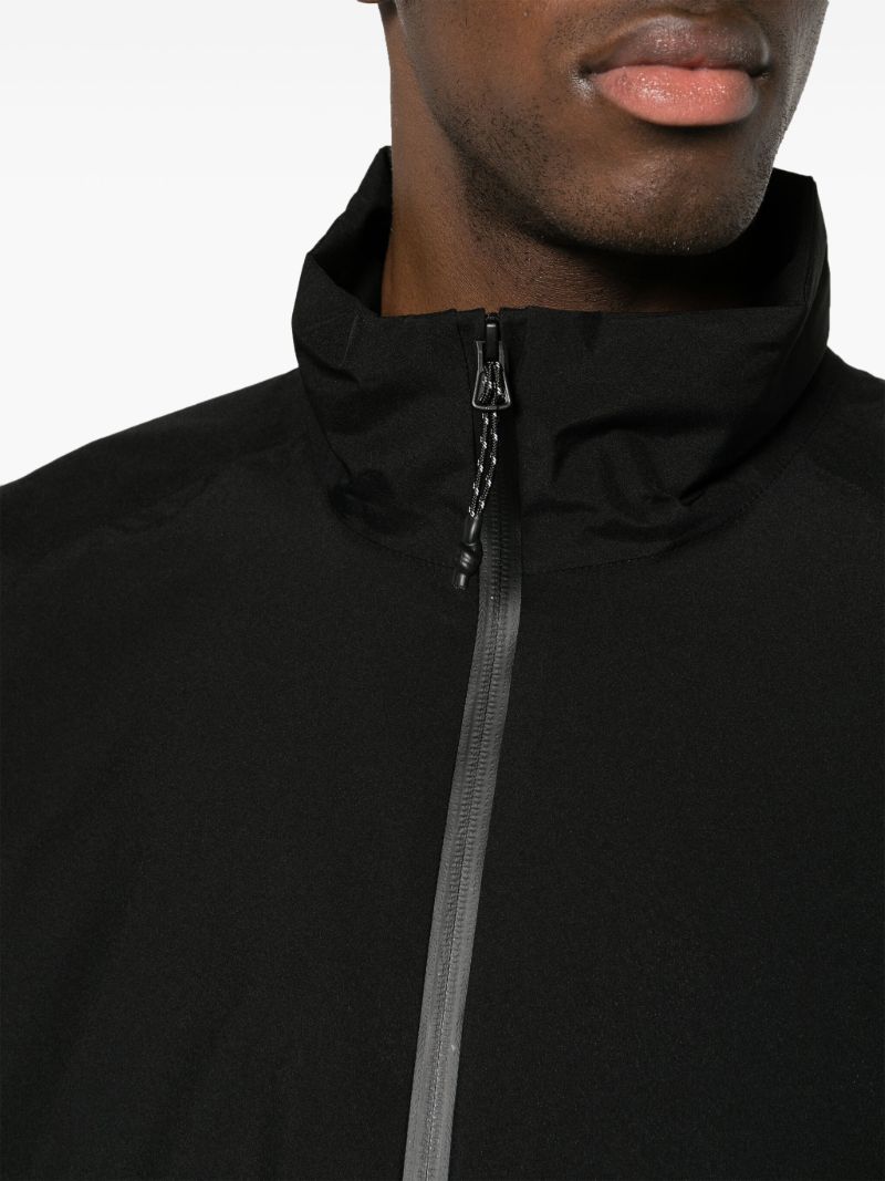 Black Flo Funnel-neck Jacket