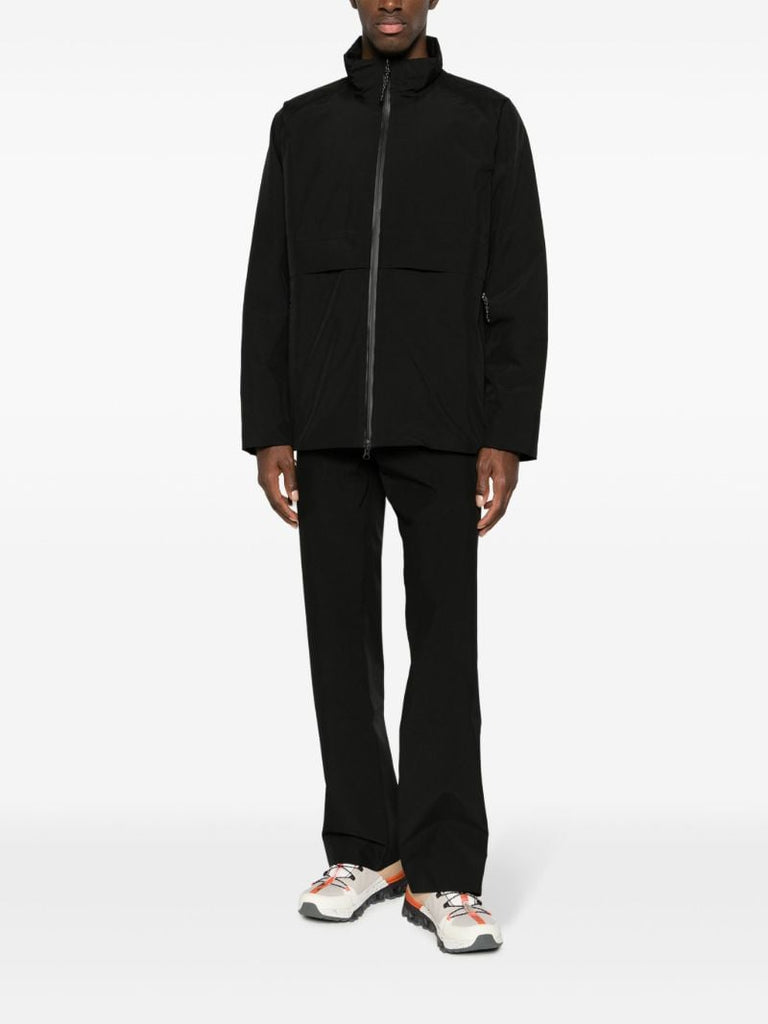 Black Flo Funnel-neck Jacket