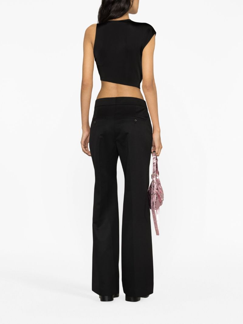 Black Flared Trousers
