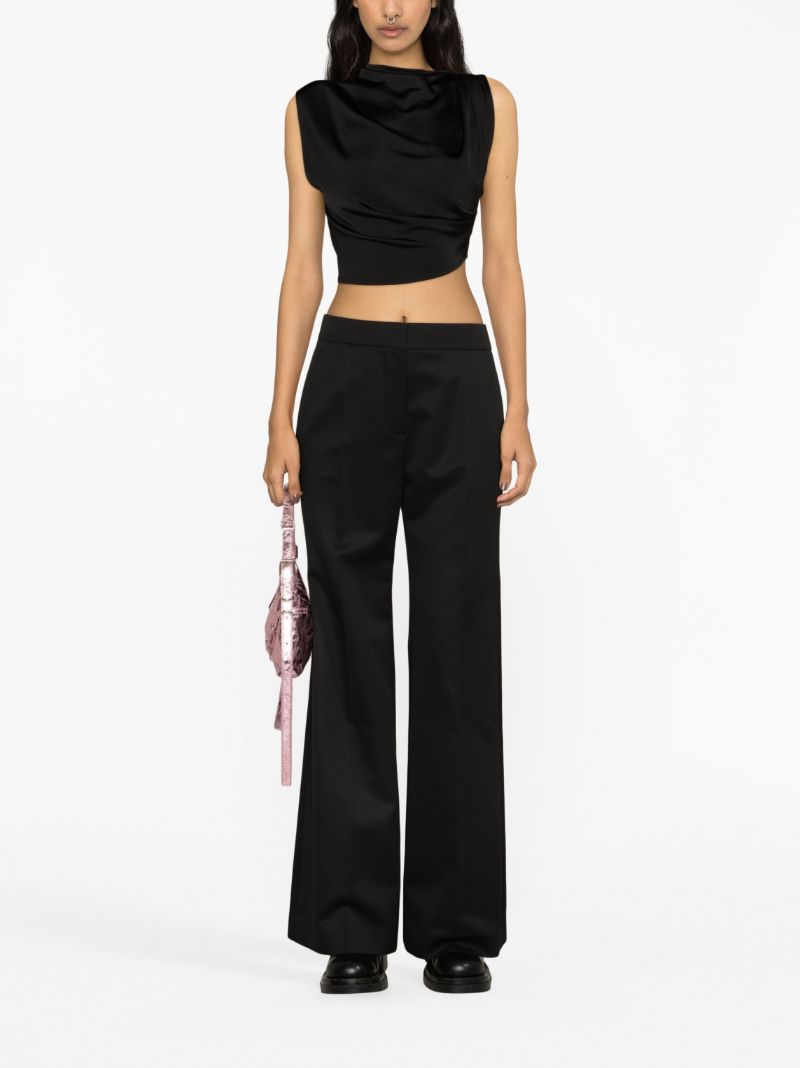 Black Flared Trousers