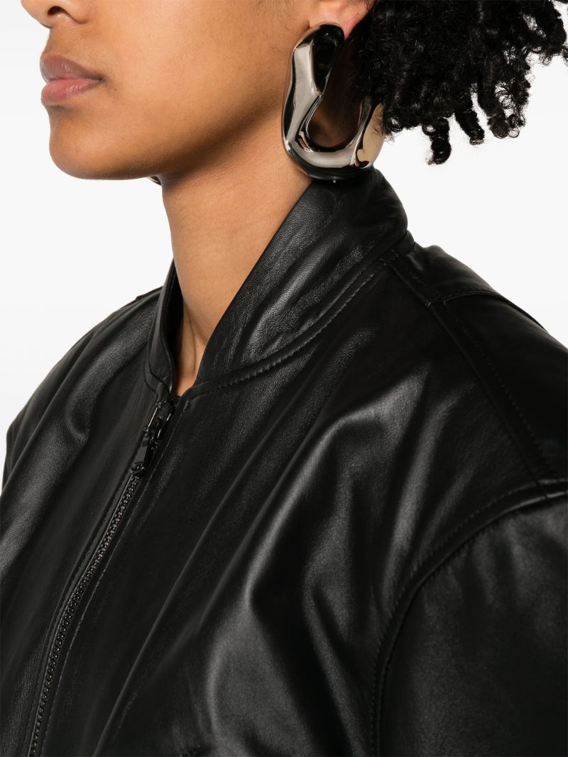 Silver-tone Half-hoop Earrings