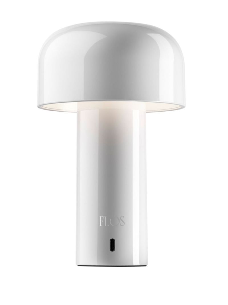 White Bellhop Portable Table Lamp