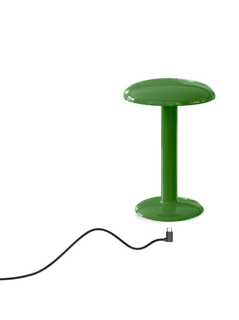 Green Lacquered Gustave Table Lamp