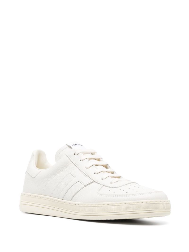 White Radcliffe Leather Sneakers