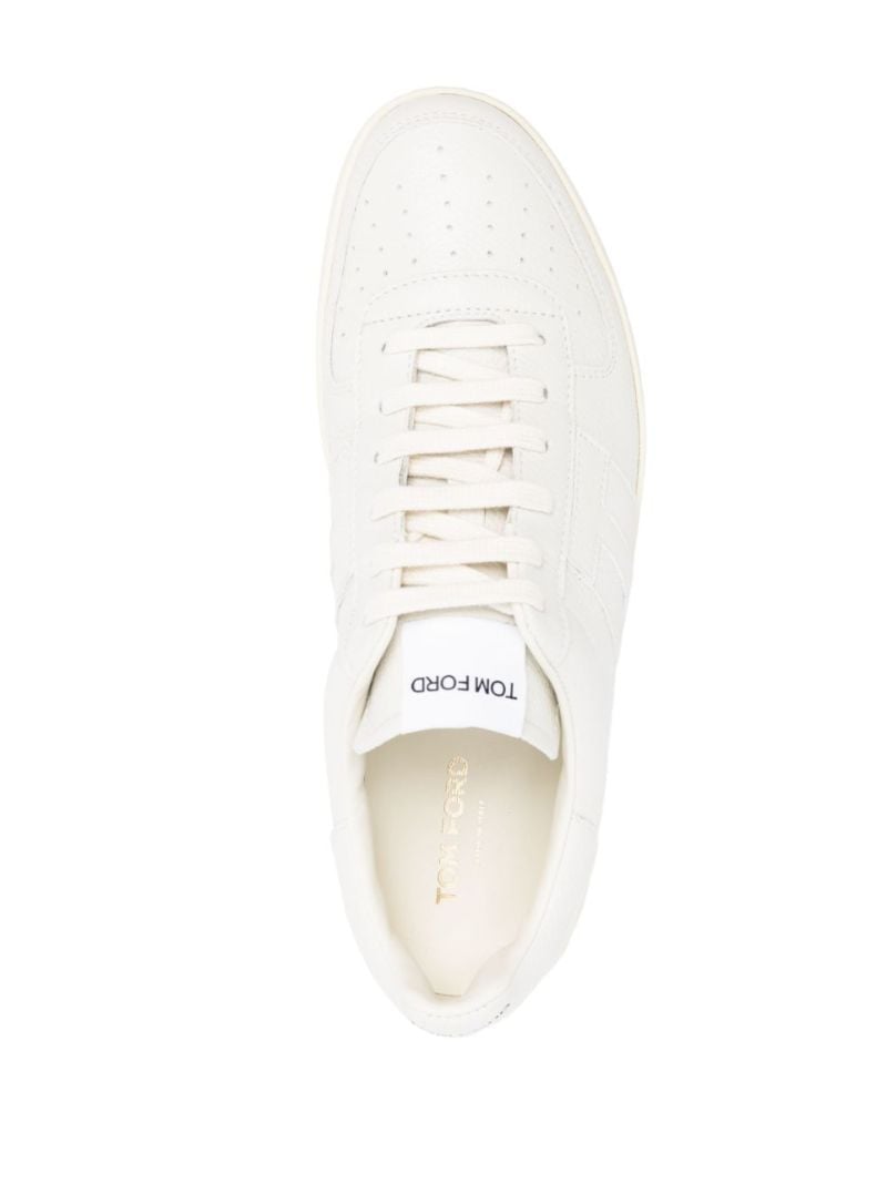 White Radcliffe Leather Sneakers