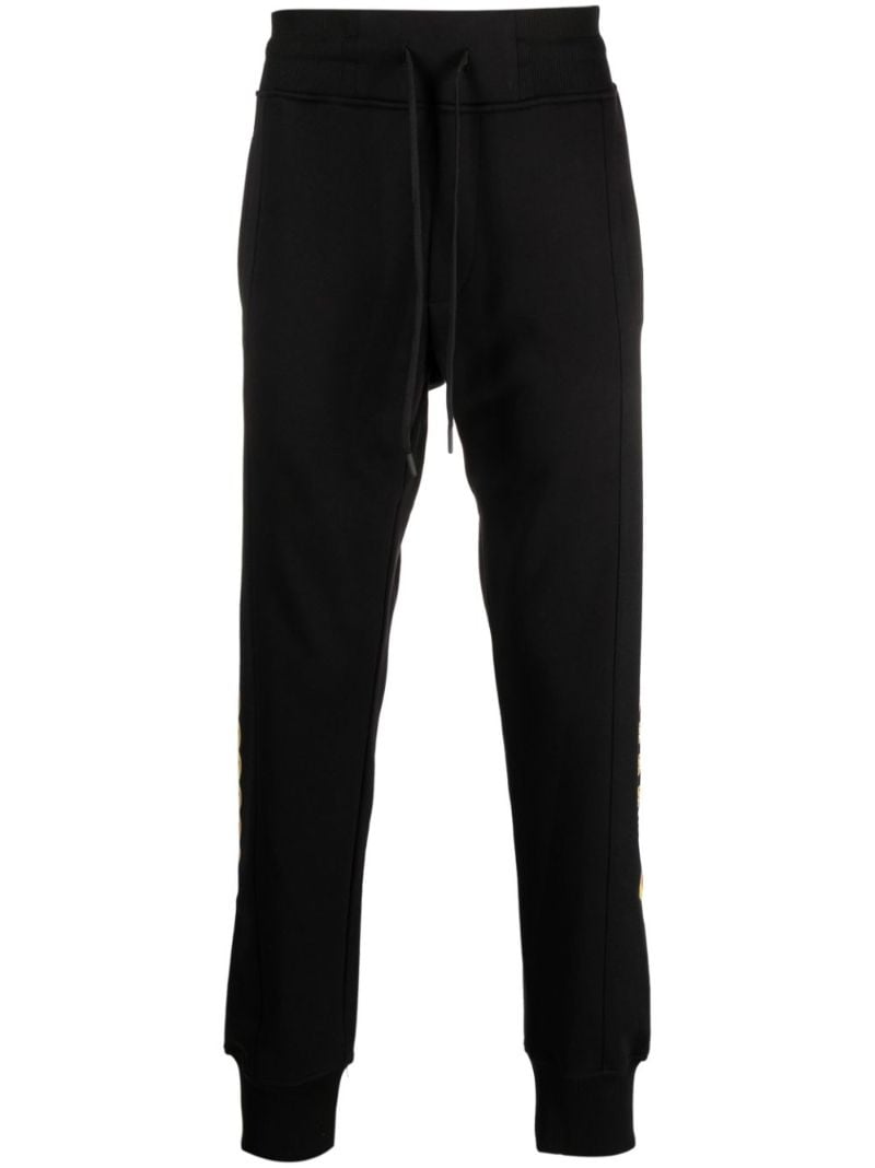Black Chain-print Cotton Sweatpants
