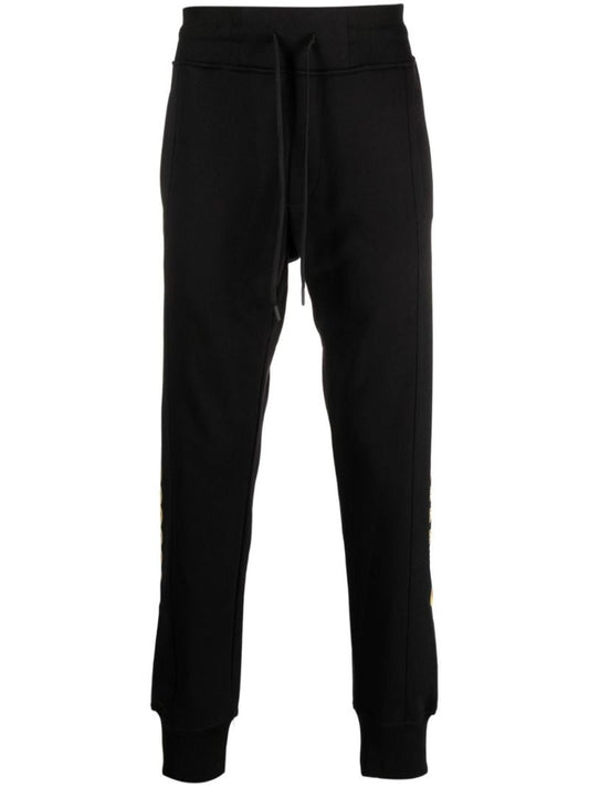 Black Chain-print Cotton Sweatpants