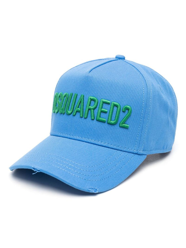 Blue Logo Embroidered Baseball Cap
