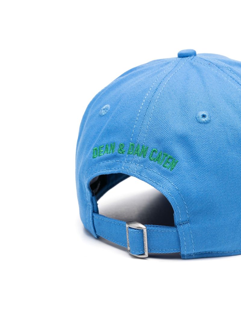 Blue Logo Embroidered Baseball Cap
