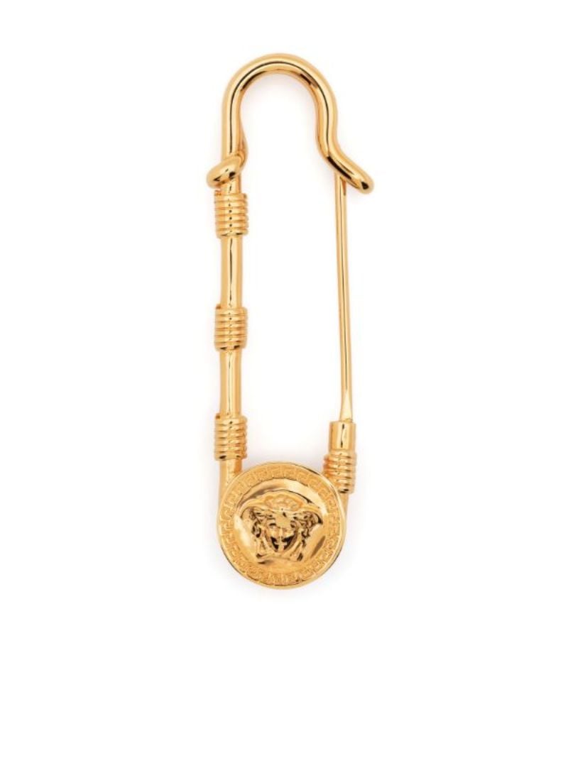 Gold-tone Safety Pin Brooch