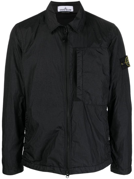 Black Recyled Overshirt