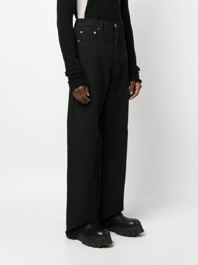 Black High Waisted Wide Leg Jeans