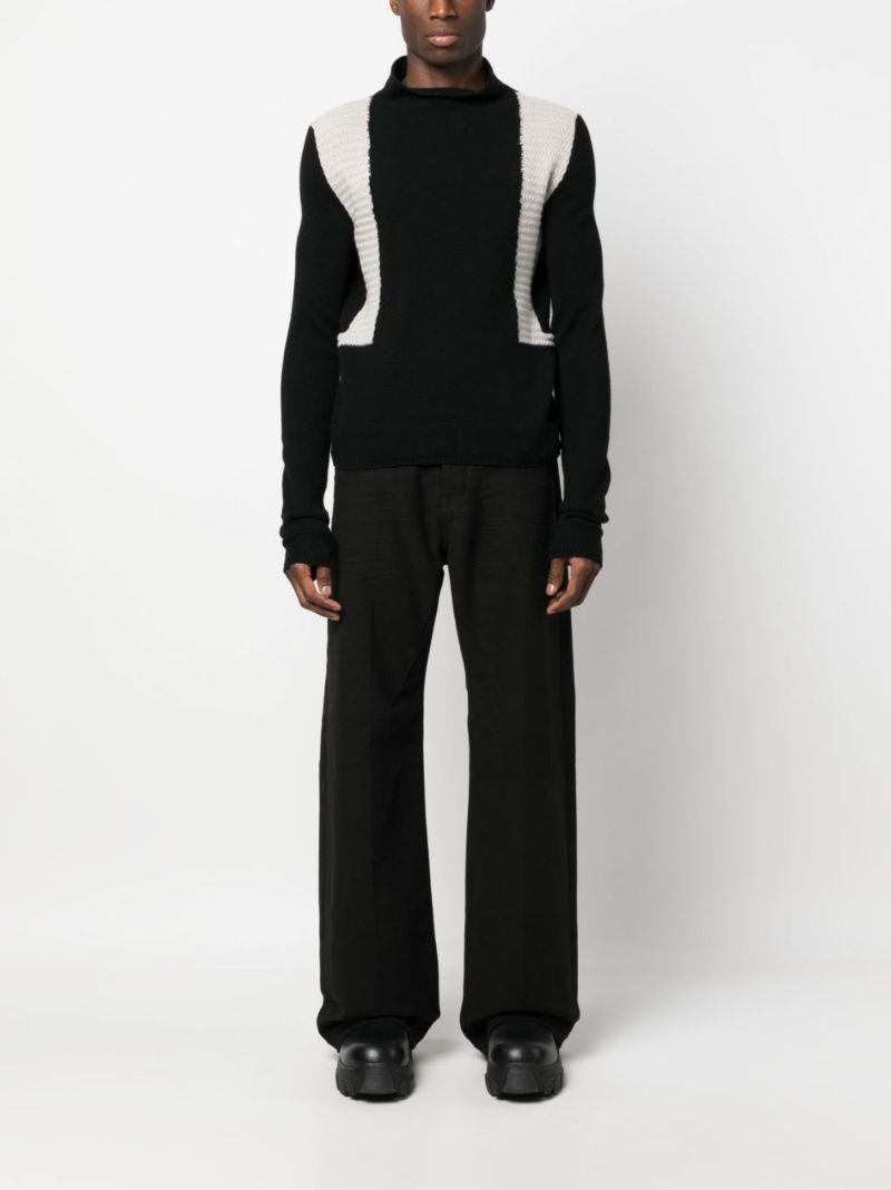 Black High Waisted Wide Leg Jeans
