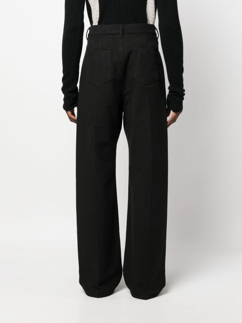 Black High Waisted Wide Leg Jeans
