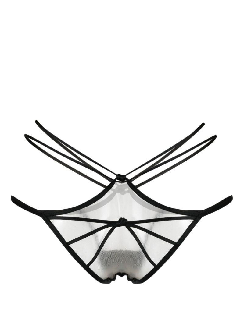 Black Ozara Tulle Briefs