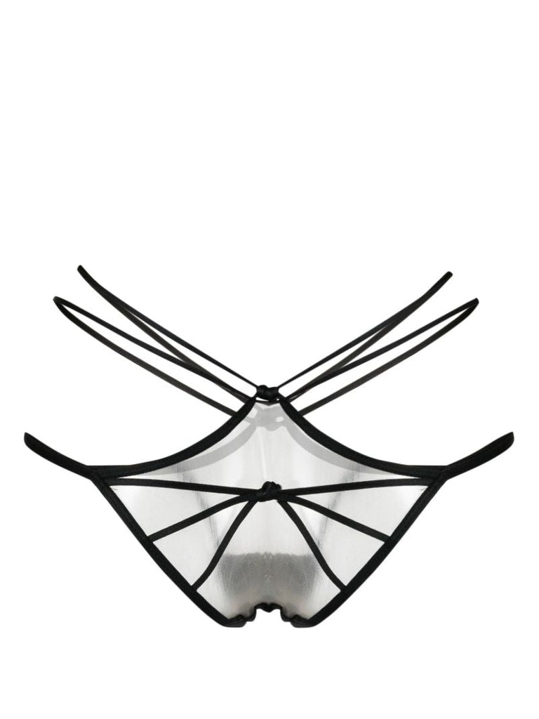 Black Ozara Tulle Briefs