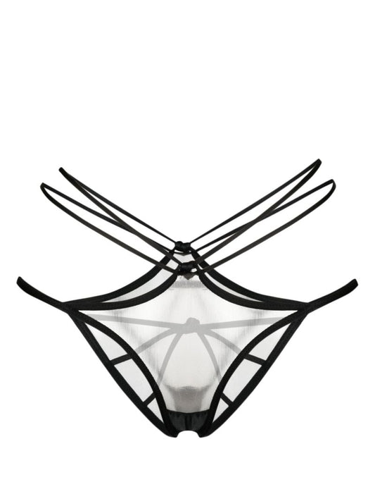 Black Ozara Tulle Briefs