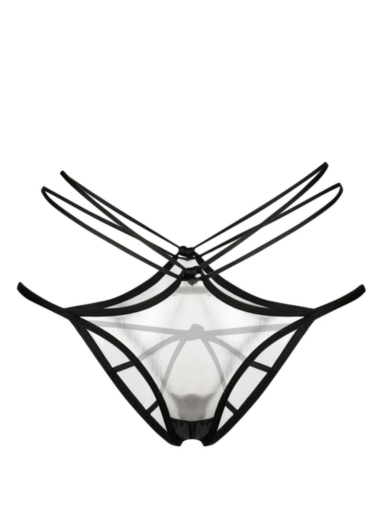 Black Ozara Tulle Briefs